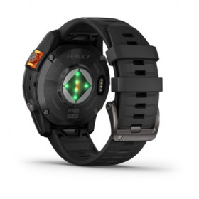 GARMIN FENIX 7S Pro Solar Edition - Silver avec bracelet gris - Montre GPS Running