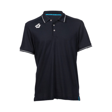 Tee shirt  Arena Team Poloshirt Solid Cotton Navy