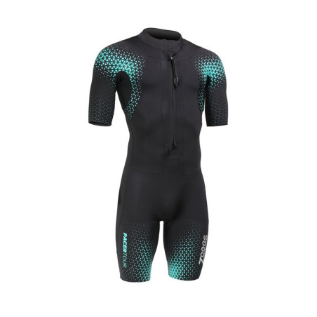Zoggs PACER TOUR SHORTY MAN Black Blue - Combinaison Swimrun Homme | Les4Nages