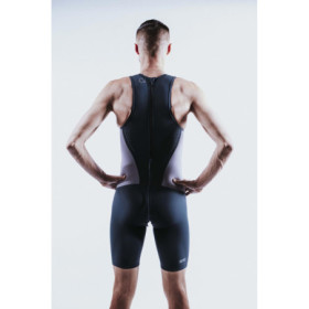 Trifonction Triathlon ZEROD RACER  Homme Cinder Grey sans manches