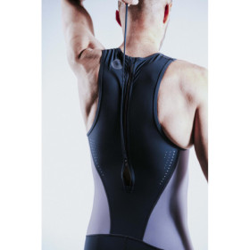 ZEROD RACER Cinder Grey - Trifonction Triathlon Homme sans manches 