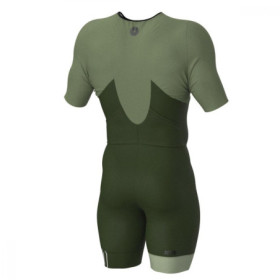 ZEROD TTSuit RACER Cedar Green - Trifonction Triathlon Homme manches courtes