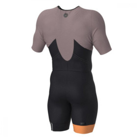 ZEROD TTSuit RACER Cinder Grey - Trifonction Triathlon Homme manches courtes