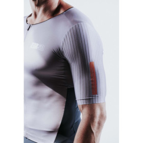 ZEROD TTSuit RACER Cinder Grey - Trifonction Triathlon Homme manches courtes