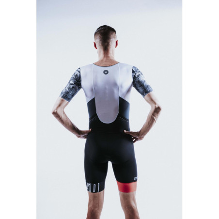 ZEROD TTSuit RACER Tropadelic - Trifonction Triathlon Homme manches courtes | Les4Nages