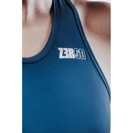 ZEROD RACER Deep Ocean - Trifonction Triathlon Femme sans manches | Les4Nages