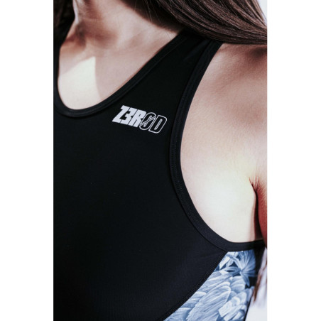 ZEROD RACER Tropadelic - Trifonction Triathlon Femme sans manches | Les4Nages