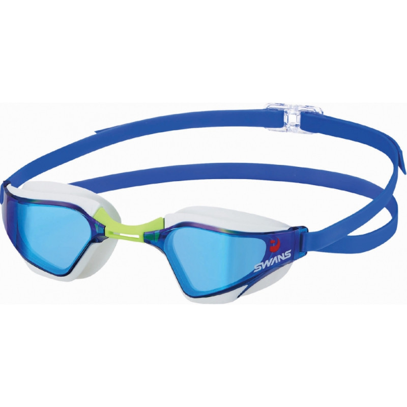 SWANS Valkyrie Miroir Bleu et Blanc  -  Lunettes Natation