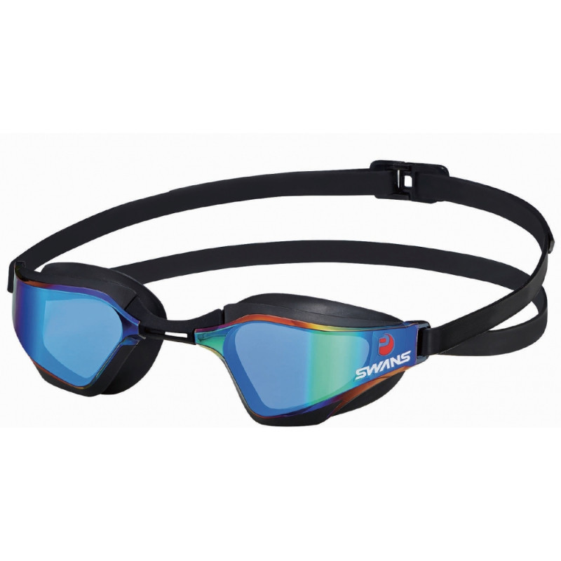 SWANS Valkyrie Miroir Noir Lunettes Natation Les4Nages