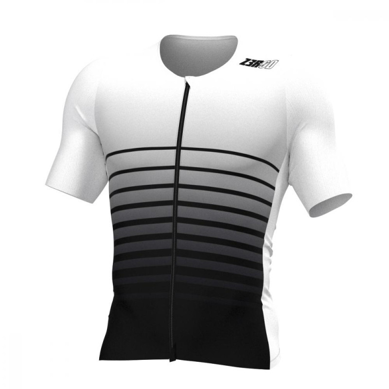 ZEROD Racer TT SINGLET Homme Faded Mariniere  - Singlet Triathlon Homme