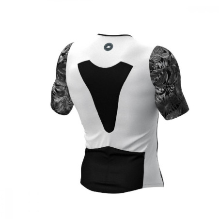 ZEROD Racer TT Tropadelic - Singlet Triathlon Homme manches courtes | Les4Nages