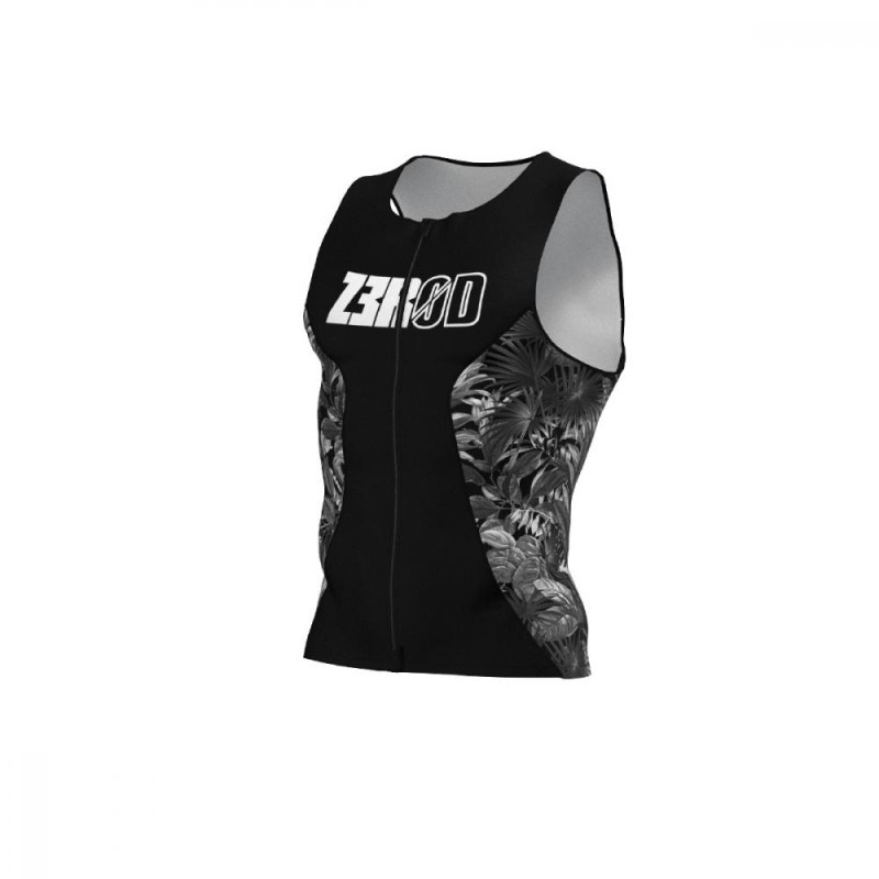 ZEROD Racer  SINGLET Homme Tropadelic sans manches   - Singlet Triathlon Homme