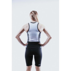 ARENA Powerskin Carbon Air² 2 Femme - Electric Blue - Dos Fermé - Combinaison Natation Bleu