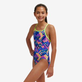 FUNKITA (6-14ans) Be Square   Girl Diamond Back - Maillot Fille 1 piece
