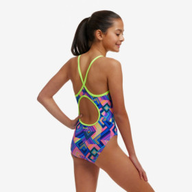 FUNKITA (6-14ans) Be Square   Girl Diamond Back - Maillot de bain Natation Fille 1 piece