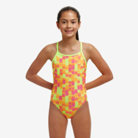 FUNKITA (6-14ans) Little Dotty  Girl Diamond Back - Maillot Fille 1 piece