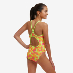 FUNKITA (6-14ans) Little Dotty Girl Diamond Back - Maillot de bain Natation Fille 1 piece