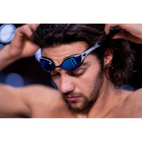 ARENA Cobra EDGE Swipe Mirror  Blue Silver Black - Lunettes Natation - EN STOCK - EXCLU - ENVOI IMMEDIAT