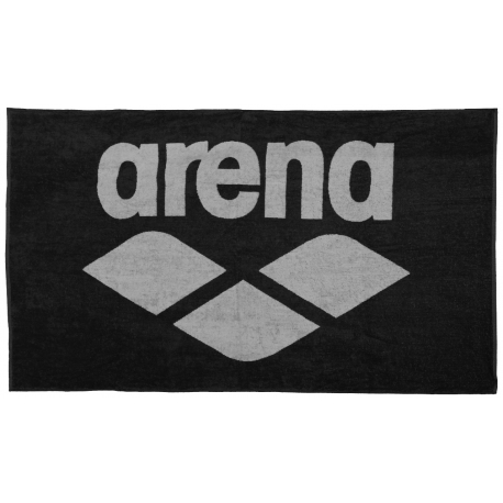 Serviette ARENA Pool Soft Towel - Black grey