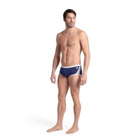 Arena ICONS Swim Low Waist Short Navy White    - Boxer Natation Homme