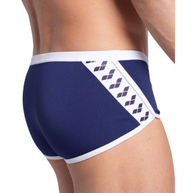 Arena ICONS Swim Low Waist Short Navy White    - Boxer Natation Homme