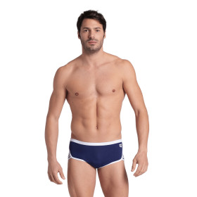 Arena ICONS Swim Low Waist Short Navy White    - Boxer Natation Homme