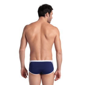 Arena ICONS Swim Low Waist Short Navy White    - Boxer Natation Homme