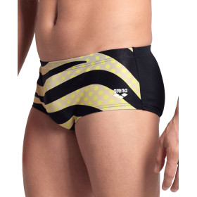 Arena MULTI STRIPES Swim Low Waist Short BLACKMULTI  - Boxer Natation Homme