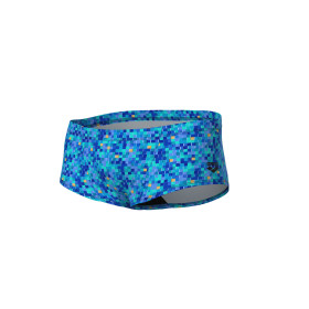 Arena POOLTILES Swim Low Waist Short BLUEMULTI - Boxer Natation Homme