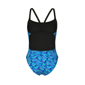 POOLTILES Challenge Back  BLACK-BLUEMULTI  -  Maillot de Bain Arena Femme