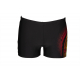 Arena Rurik Short Black Red - Boxer Natation & Piscine 