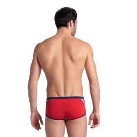 Arena ICONS Swim Low Waist Short Solid  Red Navy - Boxer Natation Homme