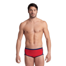 Arena ICONS Swim Low Waist Short Solid  Red Navy - Boxer Natation Homme