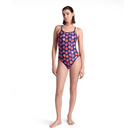 Arena REVERSIBLE Challenge Back NAVY-MULTI - Maillot Natation Femme 1 piece | Les4Nages Arena REVERSIBLE Challenge Back NAVY-MULTI - Maillot Natation Femme 1 piece | Les4Nages