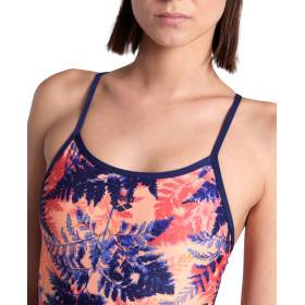 Arena REVERSIBLE Challenge Back NAVY-MULTI - Maillot Natation Femme 1 piece