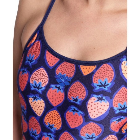 Arena REVERSIBLE Challenge Back NAVY-MULTI - Maillot Natation Femme 1 piece | Les4Nages Arena REVERSIBLE Challenge Back NAVY-MULTI - Maillot Natation Femme 1 piece | Les4Nages