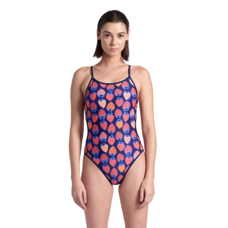Arena REVERSIBLE Challenge Back NAVY-MULTI - Maillot Natation Femme 1 piece | Les4Nages Arena REVERSIBLE Challenge Back NAVY-MULTI - Maillot Natation Femme 1 piece | Les4Nages
