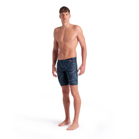 ARENA FIREFLOW Jammer - Black Black Multi - Jammer Natation Homme