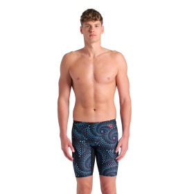 ARENA FIREFLOW Jammer - Black Black Multi - Jammer Natation Homme