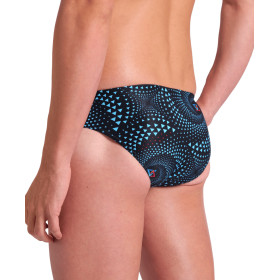 ARENA FIREFLOW Brief - Black Multi - Maillot de bain classique Natation Homme