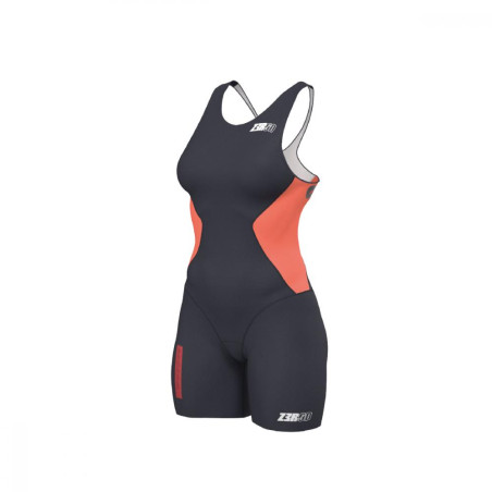 ZEROD RACER Fusion Coral - Trifonction Triathlon Femme sans manches | Les4Nages