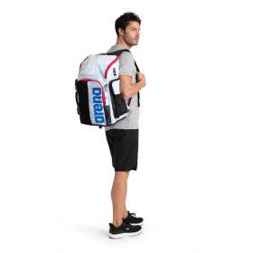 ARENA SPIKY 3 BACKPACK 45L Allover FIREFLOW - WHITE - Sac à Dos Natation, Sport et Piscine 