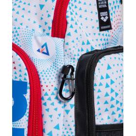 ARENA SPIKY 3 BACKPACK 45L Allover FIREFLOW - WHITE - Sac à Dos Natation, Sport et Piscine 