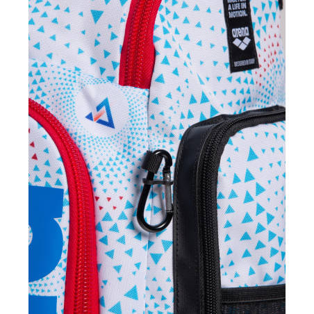 ARENA SPIKY 3 BACKPACK 45L Allover FIREFLOW - WHITE - Sac à Dos Natation, Sport et Piscine | Les4Nages