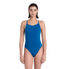 Arena SOLID Lace Back  Blue Cosmo  - Maillot de bain natation femme