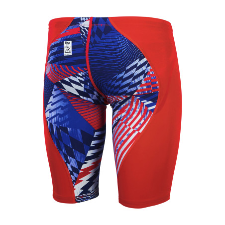 SPEEDO Fastskin LZR Ignite Red White- Jammer Natation Competition Homme | Les4Nages