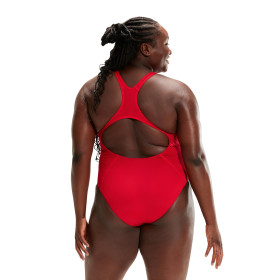 SPEEDO Eco Endurance+ Medalist Rouge - Maillot de Bain femme 1 piece