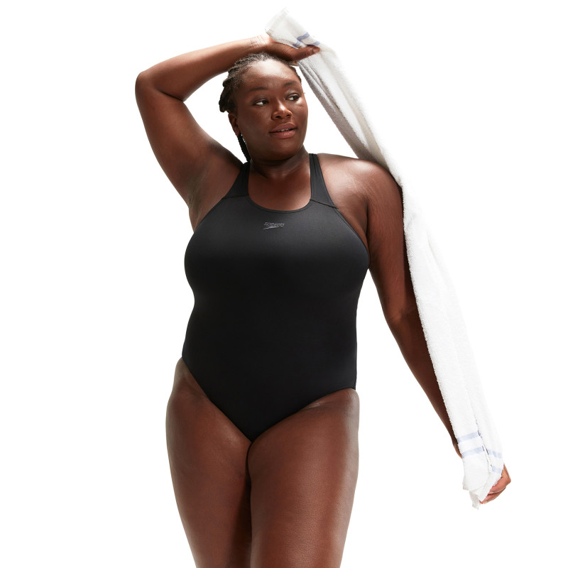 SPEEDO Eco Endurance+ Medalist Noir - Maillot de Bain Femme 1 piece | Les4Nages