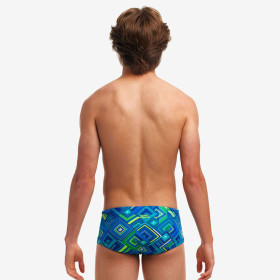 FUNKY Trunks (6-14ans ) Help Me Rhombus Boy - Boxer Natation Garçon