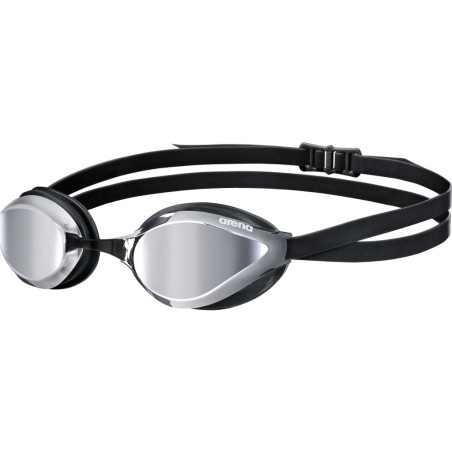 ARENA Python Mirror Silver Black - Lunettes Natation | Les4Nages